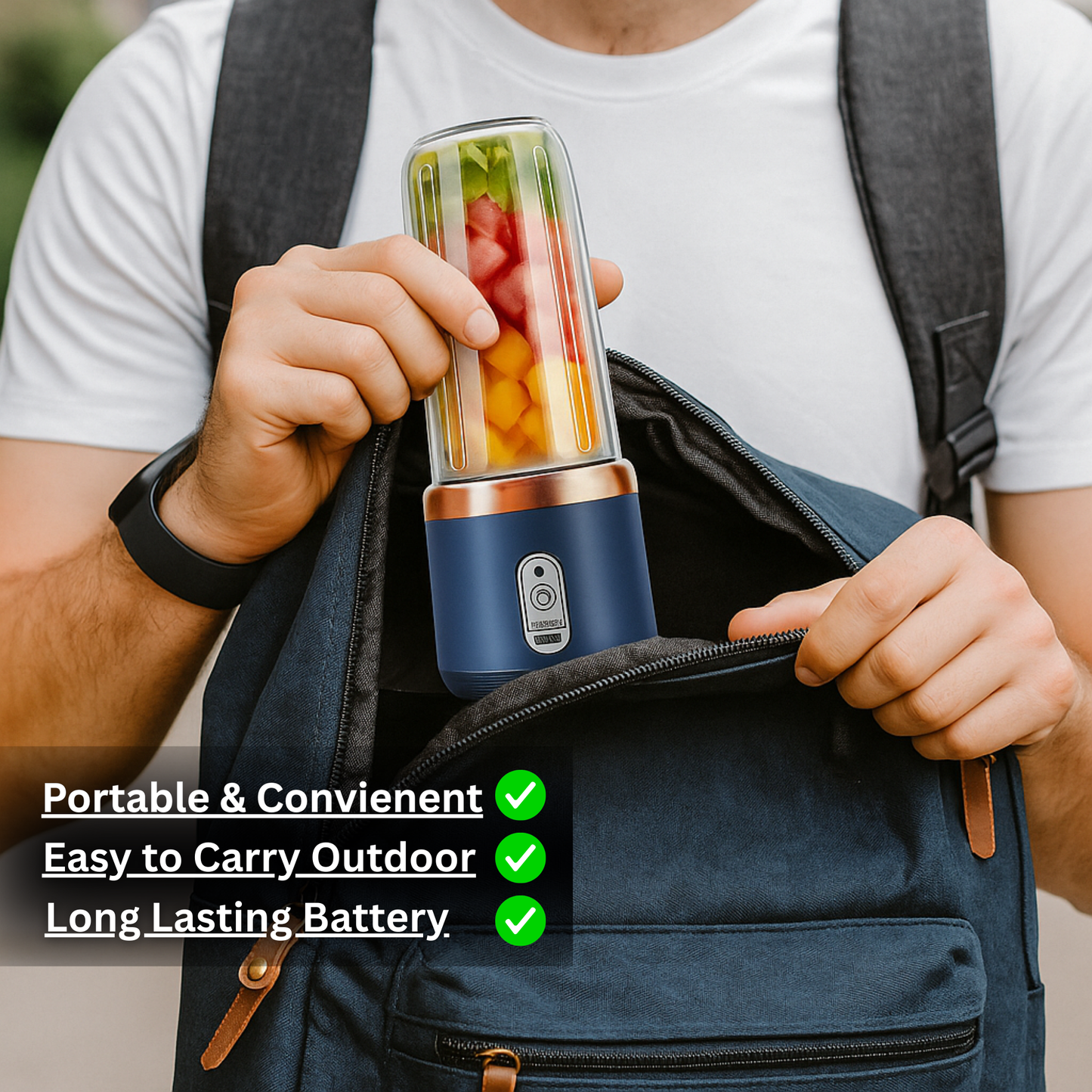 Portable Juicer Blender – Powerful, Compact & Rechargeable