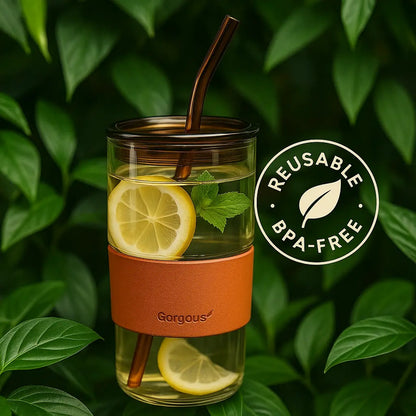 Grip Glass Sipper Bottle – Stylish, Durable & Eco-Friendly