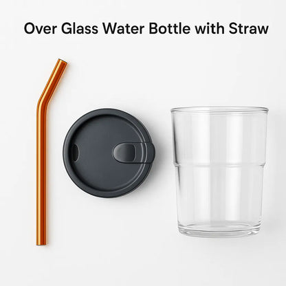 Grip Glass Sipper Bottle – Stylish, Durable & Eco-Friendly