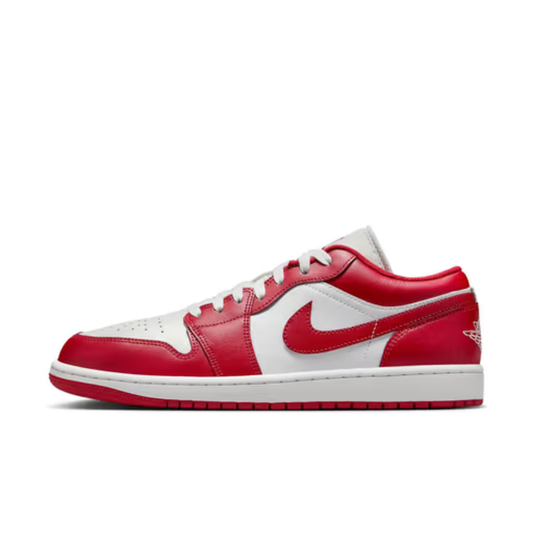 Classic Red & White Low-Top Sneakers ( First Copy )