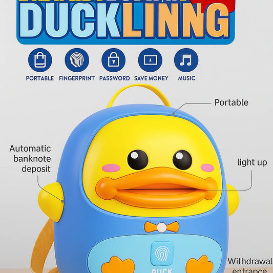 Duck Money Safe Locker – Password-Protected Bank & Storage Box for Kids