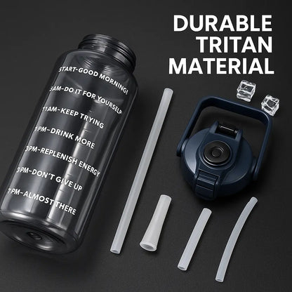 Motivational 2 Litre Gallon Water Bottle – Stay Hydrated, Stay Inspired