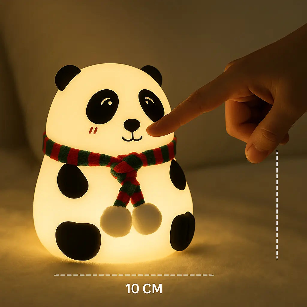 Panda Touch Lamp – 6-Color Changing Night Light for Kids & Decor